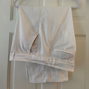 Talbots Wide Crop Pants in White